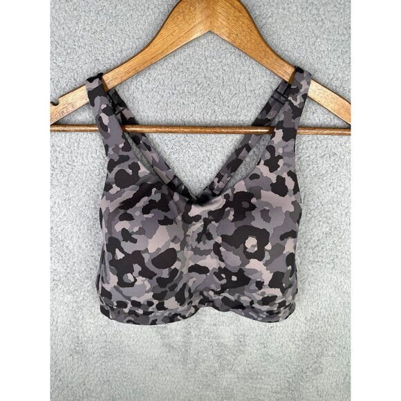 Athleta camo mesh back sports bra 32dd - Picture 2 of 5